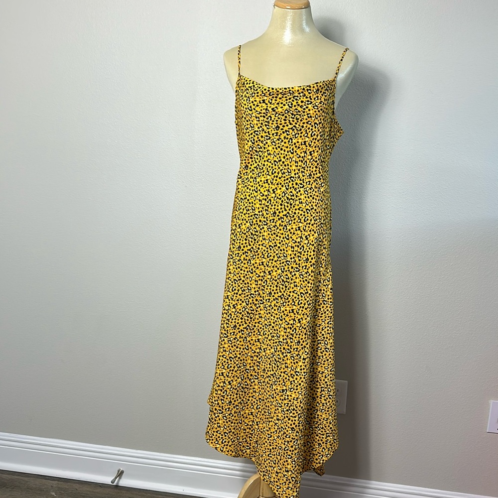 Karl Lagerfeld Yellow Asymmetrical Dress